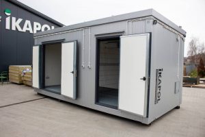 Paloturvakontti • Paloturvallinen varastokontti • Vaarallisten aineiden varastoinnissa • Öljyjen ja kemikaalien varastoinnissa • IKAPOL